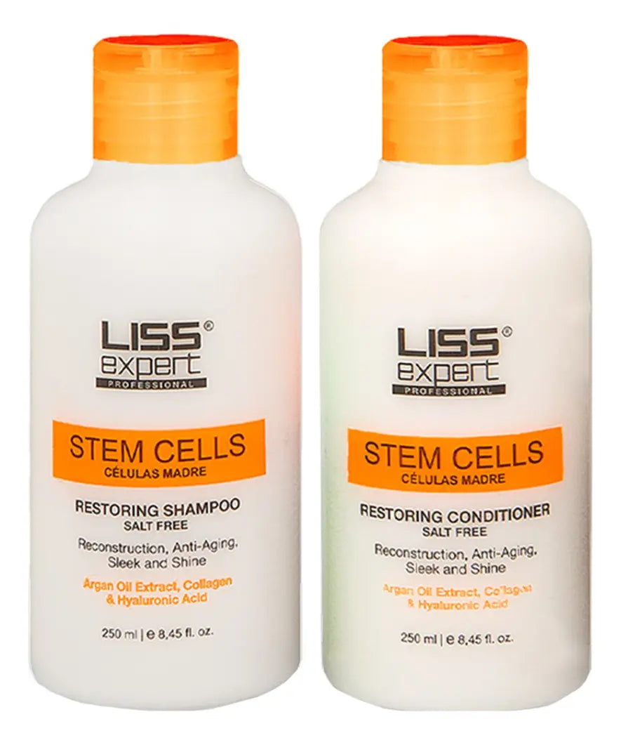 Kit Shampoo Y Acondicionador Celulas Madre Liss Expert 250ml