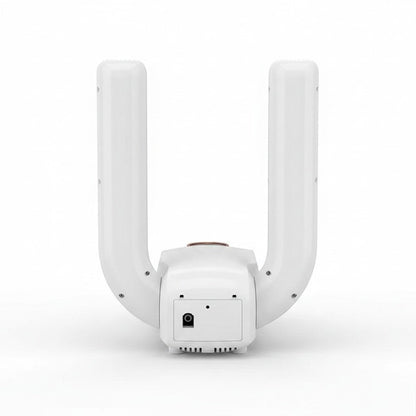 Maranatha Insumos Profesionales white electric shoe dryer with U-shaped arms and power port.